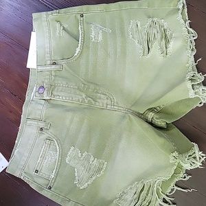 NEW Distressed Denim Short by UO